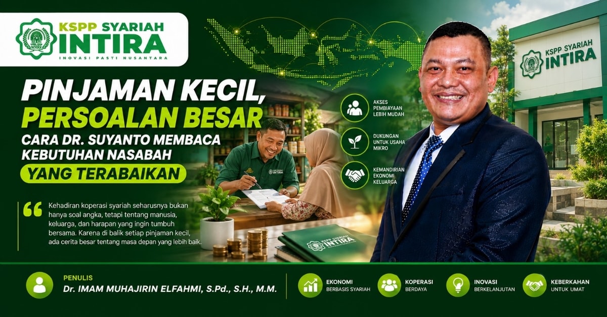 Pinjaman Kecil, Persoalan Besar: Cara Dr. Suyanto Membaca Kebutuhan Nasabah yang Terabaikan