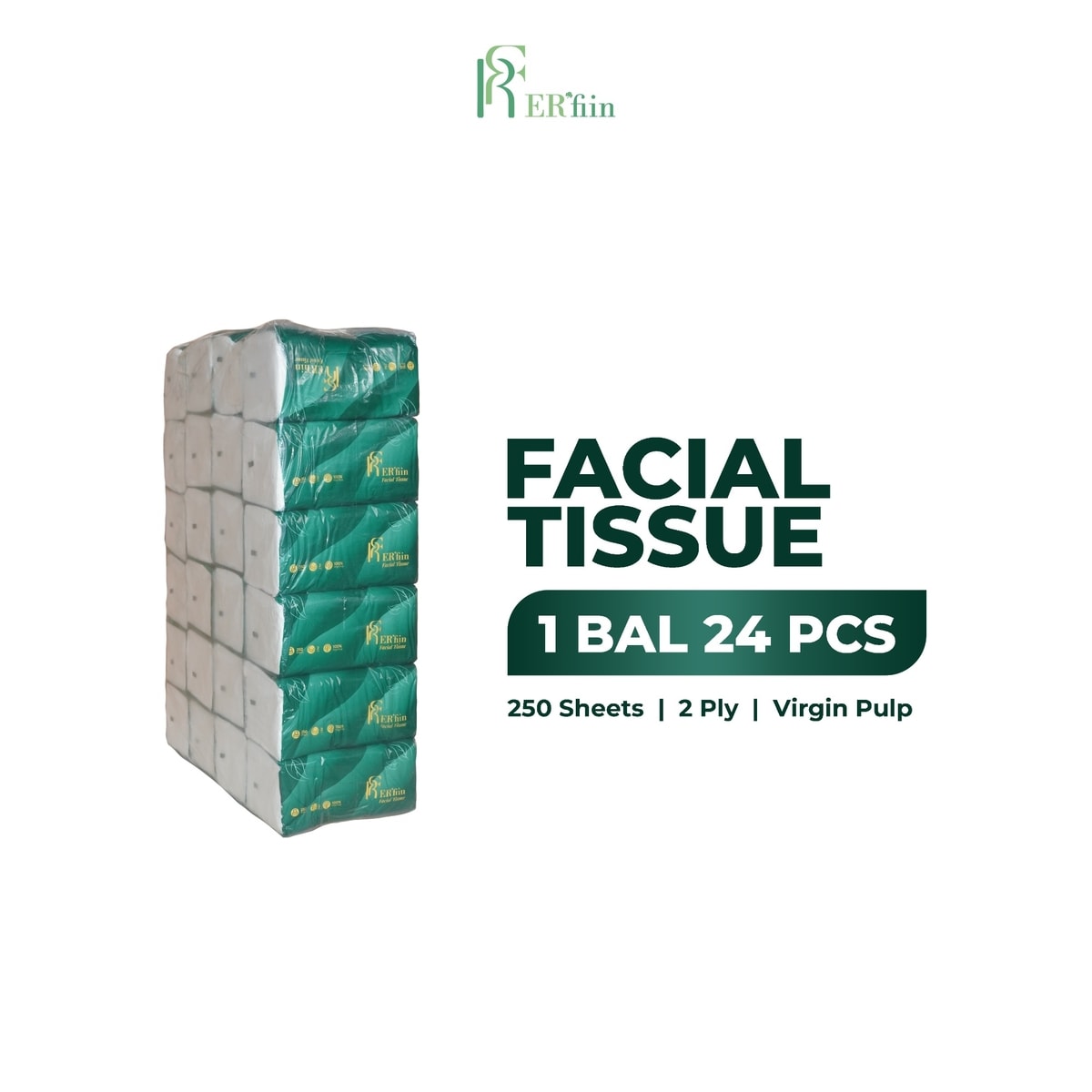 Facial Tissue 250 Sheets 1 bal