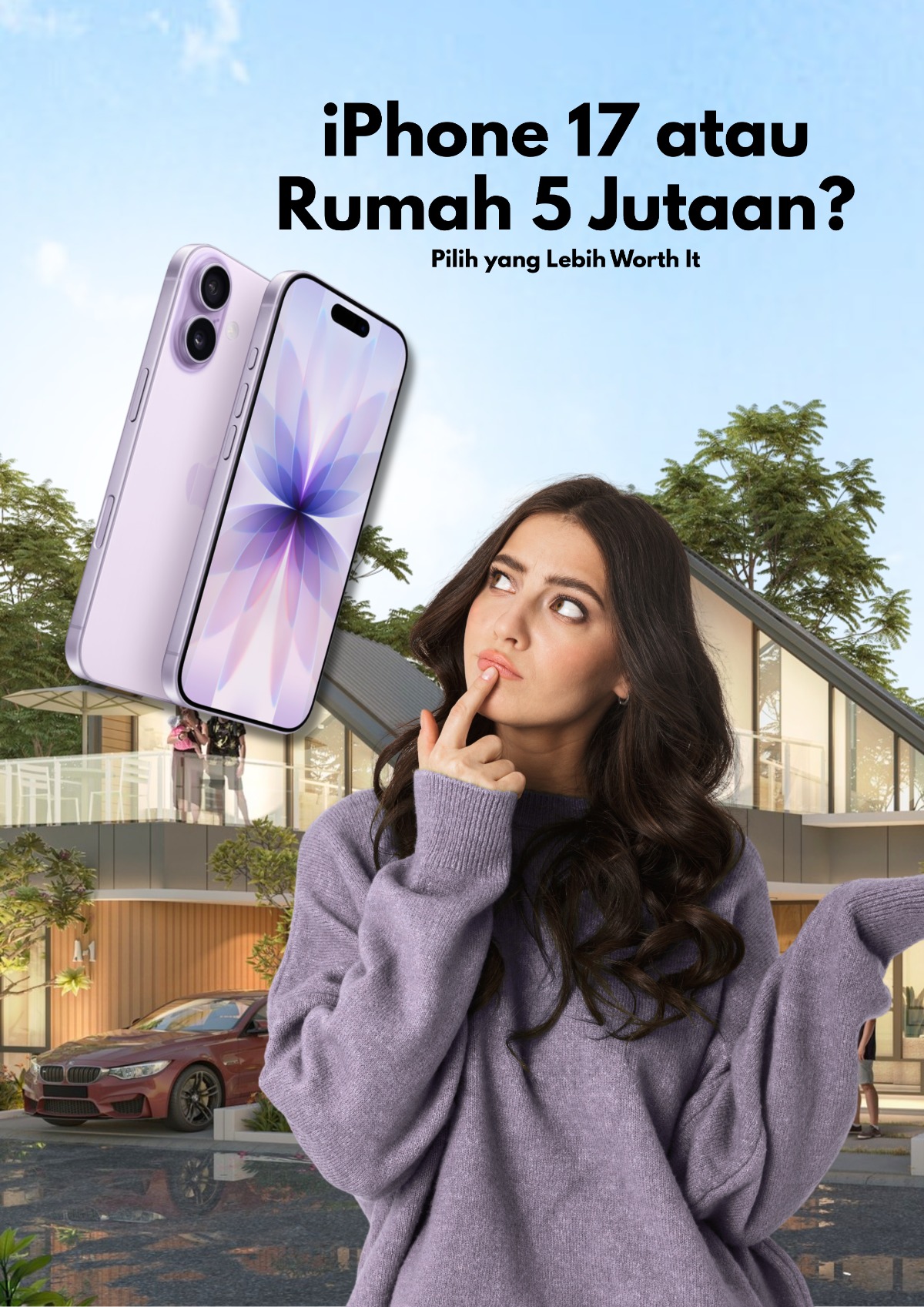 iPhone 17 vs Rumah 5 Juta: Pilih Lifestyle atau Investasi di Villa Esperanza?