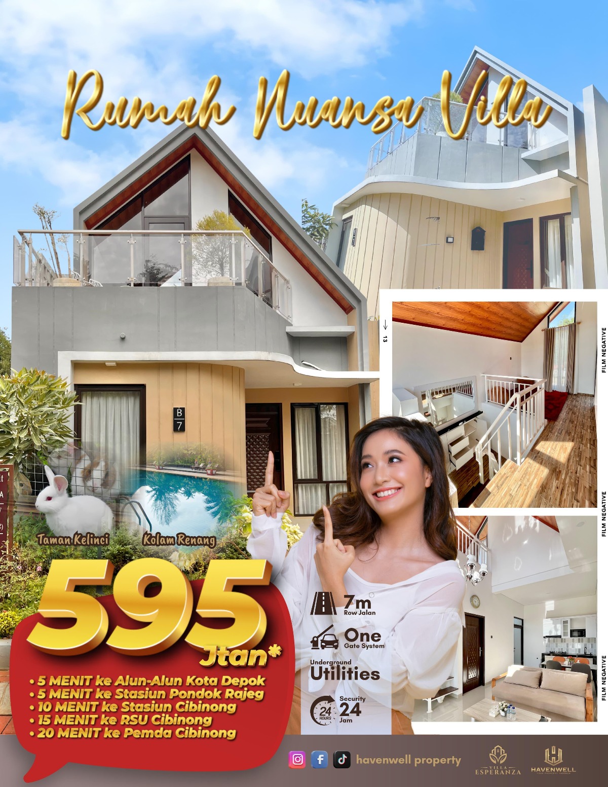 Villa Esperanza: Hidden Gem di Depok dengan Konsep Villa Modern & Harga Terjangkau 595 Juta-an