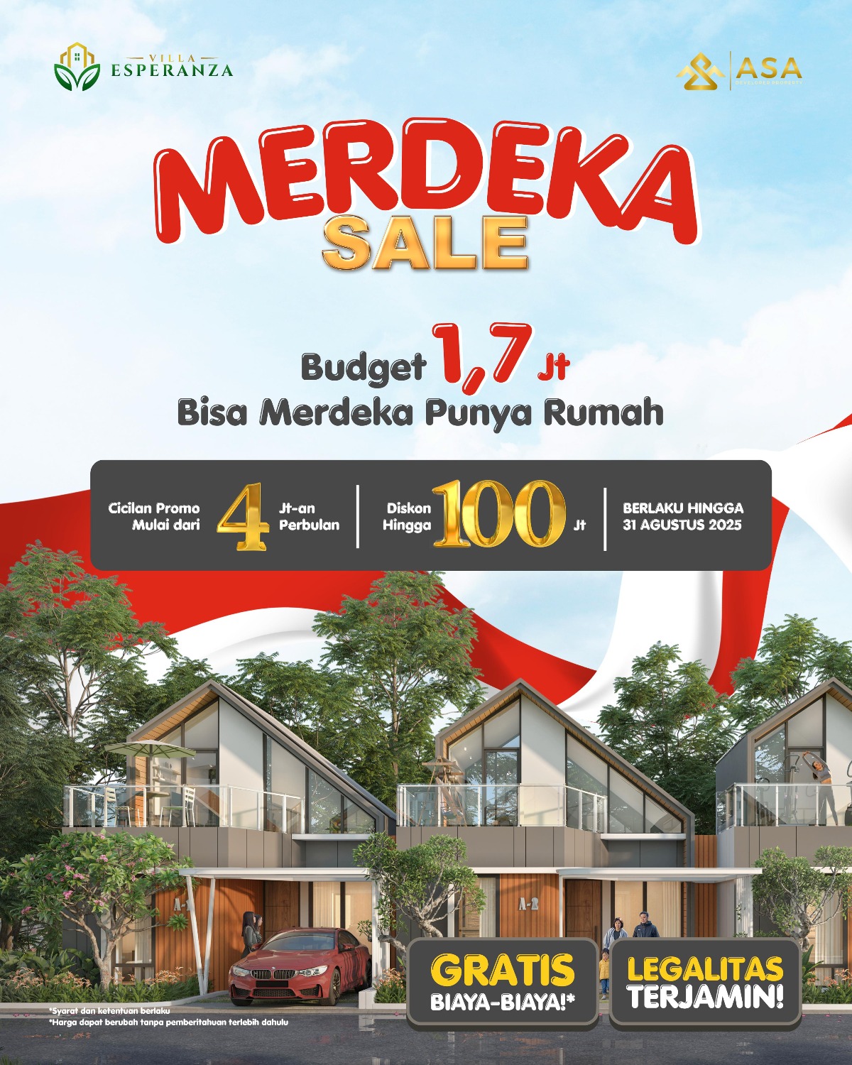 Merdeka Punya Rumah: Wujudkan Mimpi di Villa Esperanza! 🏡✨