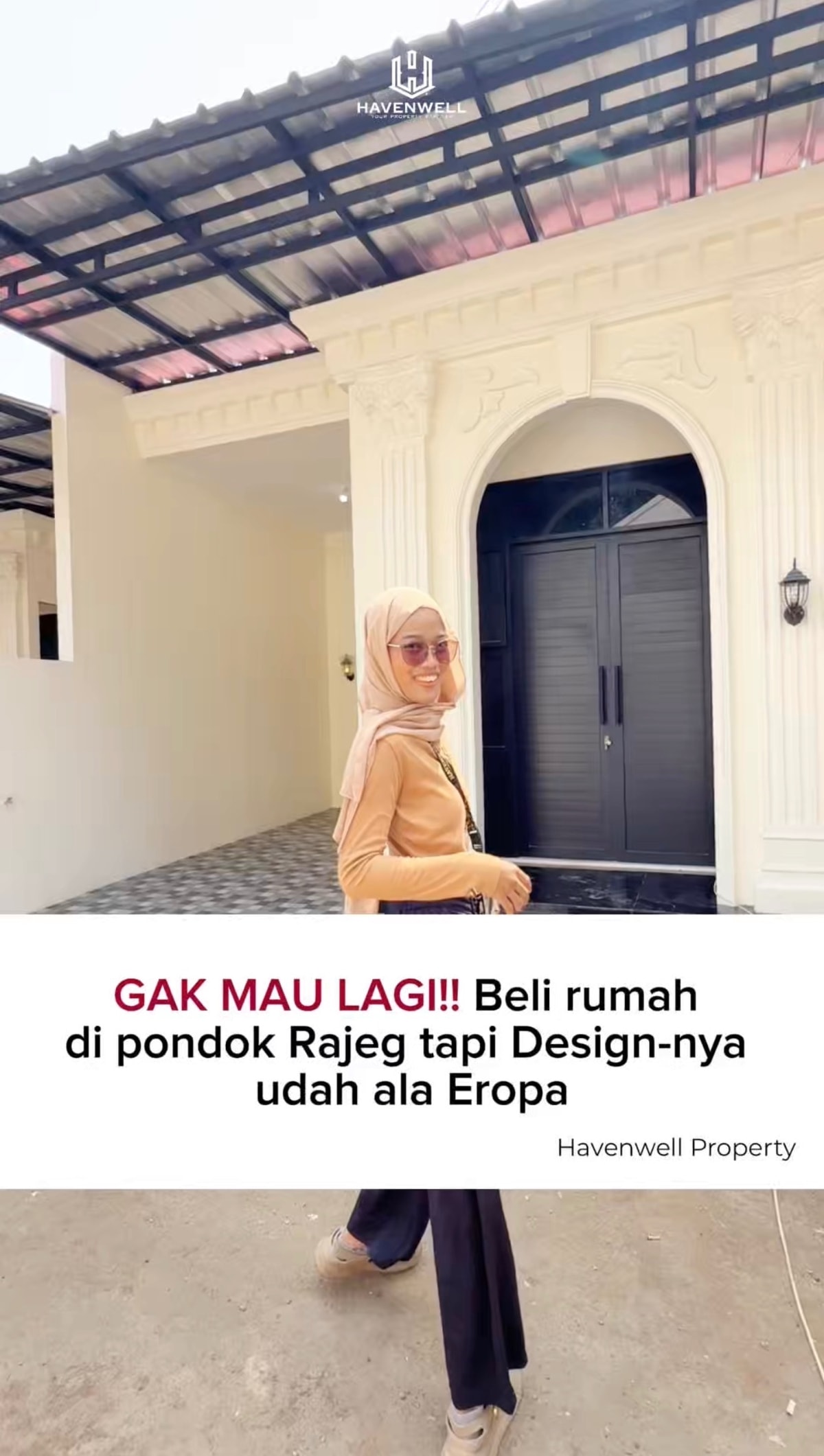 GAK MAU LAGI!! Beli Rumah di Pondok Rajeg Tapi Design-nya Udah Ala Eropa