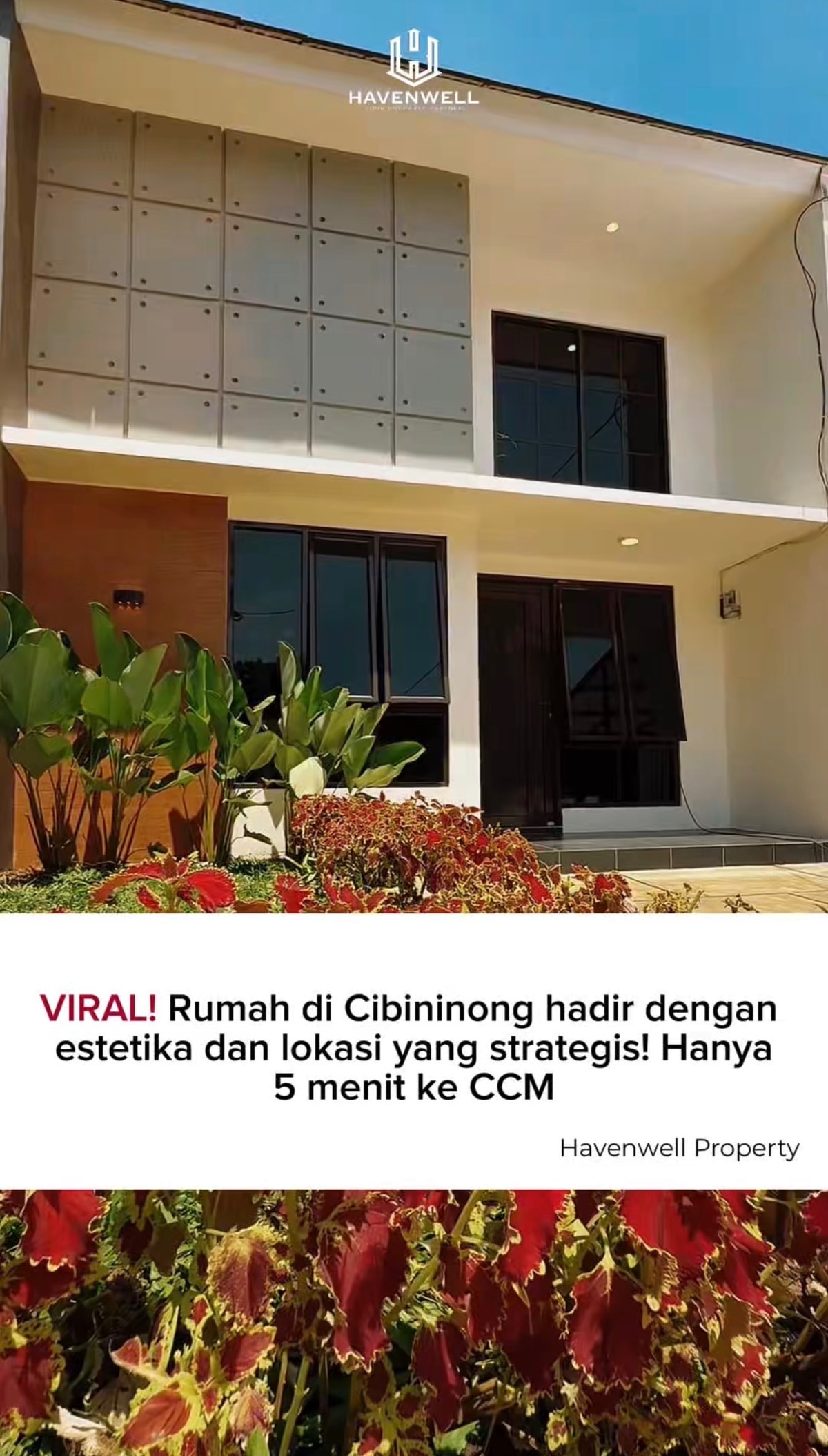 V I R A L ! Rumah Aesthetic Mezzanine di Cibinong, Cuma 5 Menit ke CCM – Harga Mulai 500 Jutaan DP 0%