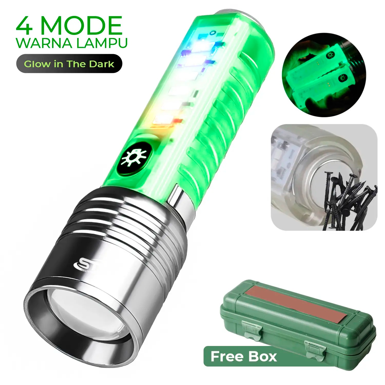 Senter Suksestech 8 Mode