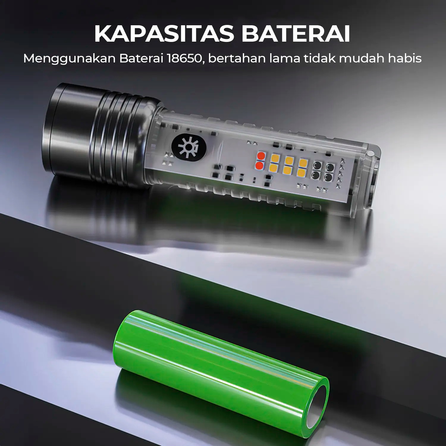 Senter Suksestech 8 Mode
