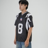 JERSIC - Jersey Basic Hitam Number Series 8 Oversize Streetwear Dry Fit Unisex