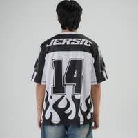 JERSIC - Jersey Basic Hitam Number Series 14 Oversize Streetwear Dry Fit Unisex