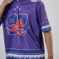 JERSIC - Jersey Basic Ungu Number Series 87 Oversize Streetwear Dry Fit Unisex