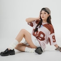 JERSIC - Jersey Basic Coklat Number Series 99 Oversize Streetwear Dry Fit Unisex