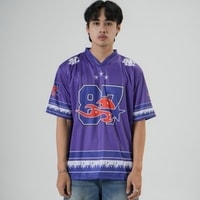 JERSIC - Jersey Basic Ungu Number Series 87 Oversize Streetwear Dry Fit Unisex