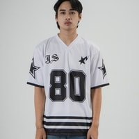 JERSIC - Jersey Basic Putih Number Series 80 Oversize Streetwear Dry Fit Unisex