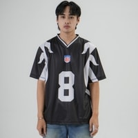 JERSIC - Jersey Basic Hitam Number Series 8 Oversize Streetwear Dry Fit Unisex