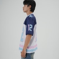 JERSIC - Jersey Basic Navy Number Series 12 Oversize Streetwear Dry Fit Unisex