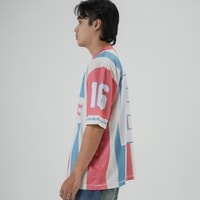 JERSIC - Jersey Basic Pink Biru Number Series 16 Oversize Streetwear Dry Fit Unisex