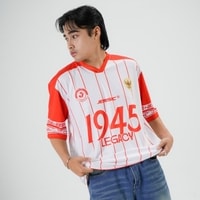 JERSIC - Jersey Indonesia Putih 1945 Legacy Oversize Streetwear Dry Fit Unisex