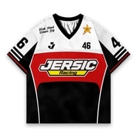 JERSIC - Jersey Series Race Hitam Racing Club 46 Oversize Streetwear Dry Fit Unisex