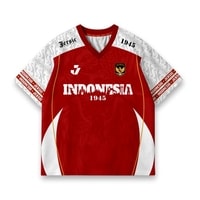 JERSIC - Jersey Indonesia Merah Warisan Nusantara 45 Oversize Streetwear Dry Fit Unisex