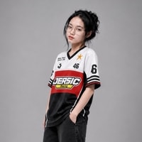 JERSIC - Jersey Series Race Hitam Racing Club 46 Oversize Streetwear Dry Fit Unisex