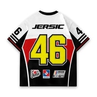 JERSIC - Jersey Series Race Hitam Racing Club 46 Oversize Streetwear Dry Fit Unisex
