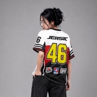 JERSIC - Jersey Series Race Hitam Racing Club 46 Oversize Streetwear Dry Fit Unisex