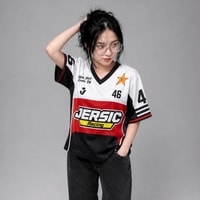 JERSIC - Jersey Series Race Hitam Racing Club 46 Oversize Streetwear Dry Fit Unisex