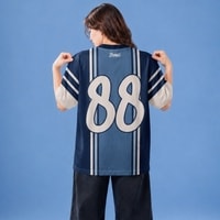 JERSIC - Jersey Series Race Navy Hustle 88 Oversize Streetwear Dry Fit Unisex