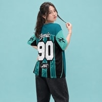 JERSIC - Jersey Series Race Tosca Aqua Strike 90 Oversize Streetwear Dry Fit Unisex