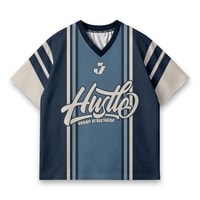 JERSIC - Jersey Series Race Navy Hustle 88 Oversize Streetwear Dry Fit Unisex