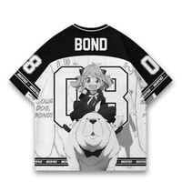 JERSIC - Jersey Anime Putih SPY x Family Bond Forger 08 Oversize Streetwear Dry Fit Unisex