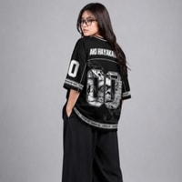 JERSIC - Jersey Anime Hitam Chainsaw Man Aki Hayakawa 00 Oversize Streetwear Dry Fit Unisex