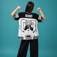JERSIC - Jersey Anime Putih SPY x Family Bond Forger 08 Oversize Streetwear Dry Fit Unisex