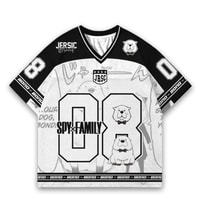 JERSIC - Jersey Anime Putih SPY x Family Bond Forger 08 Oversize Streetwear Dry Fit Unisex