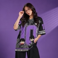 JERSIC - Jersey Anime Hitam Solo Leveling Sun Jinwoo 10 Oversize Streetwear Dry Fit Unisex