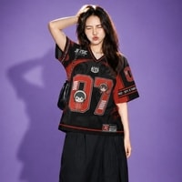 JERSIC - Jersey Anime Hitam Merah SPY x Family Yor Forger 07 Oversize Streetwear Dry Fit Unisex
