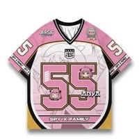 JERSIC - Jersey Anime Pink SPY x Family Anya Forger 55 Oversize Streetwear Dry Fit Unisex