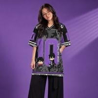 JERSIC - Jersey Anime Hitam Solo Leveling Sun Jinwoo 10 Oversize Streetwear Dry Fit Unisex