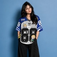 JERSIC - Jersey Anime Biru Sakamoto Days Shin Asakura 88 Oversize Streetwear Dry Fit Unisex