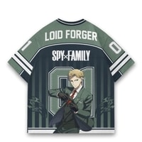 JERSIC - Jersey Anime Green Sage SPY x Family Loid Forger 01 Oversize Streetwear Dry Fit Unisex