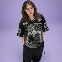 JERSIC - Jersey Anime Hitam Gachiakuta Rudo 00 Oversize Streetwear Dry Fit Unisex