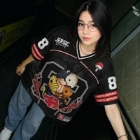 JERSIC - Jersey Anime Hitam Naruto Shippuden Obito Uciha 88 Oversize Streetwear Dry Fit Unisex