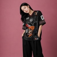 JERSIC - Jersey Anime HItam Chainsaw Man Denji 01 Oversize Streetwear Dry Fit Unisex