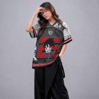 JERSIC - Jersey Anime Abu Naruto Shippuden Sasuke Uciha 25 Oversize Streetwear Dry Fit Unisex