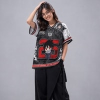 JERSIC - Jersey Anime Abu Naruto Shippuden Sasuke Uciha 25 Oversize Streetwear Dry Fit Unisex