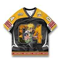 JERSIC - Jersey Anime Kuning Naruto Shippuden Minato Namikaze 04 Oversize Streetwear Dry Fit Unisex