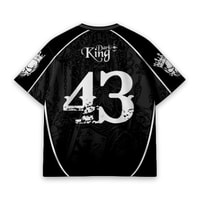 JERSIC - Jersey Gothic Hitam Dark King 43 Oversize Streetwear Dry Fit Unisex
