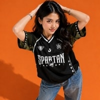 JERSIC - Jersey Army Camo Hitam Hijau Spartan Oversize Streetwear Dry Fit Unisex