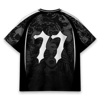 JERSIC - Jersey Ghotic Hitam Dark Angel 77 Oversize Streetwear Dry Fit Unisex