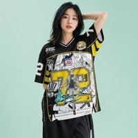 JERSIC - Jersey Anime Kuning Jujutsu Kaisen Kento Nanami 72 Oversize Streetwear Dry Fit Unisex