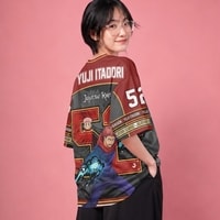 JERSIC - Jersey Anime Merah Jujutsu Kaisen Yuji Itadori 52 Oversize Streetwear Dry Fit Unisex