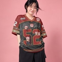 JERSIC - Jersey Anime Merah Jujutsu Kaisen Yuji Itadori 52 Oversize Streetwear Dry Fit Unisex